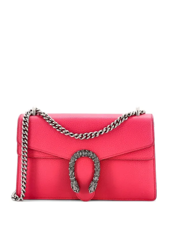 Gucci Pre-owned Dionysus Bag Leather Small Shoulder Bag in Pink