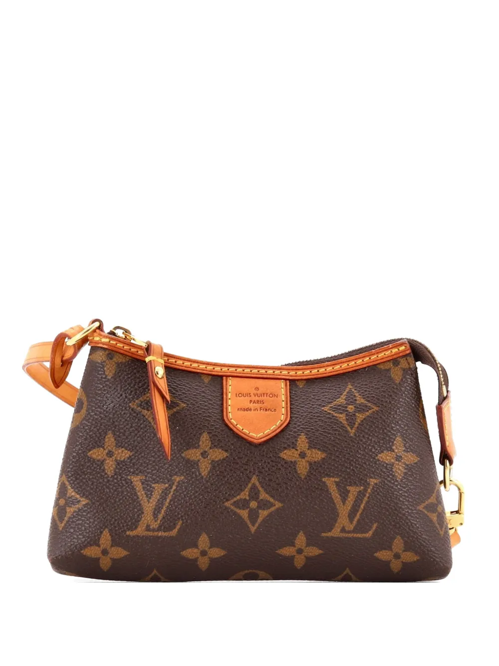 Louis Vuitton Pre-Owned Delightful Pochette Monogram Canvas Mini clutch bag - Marrone