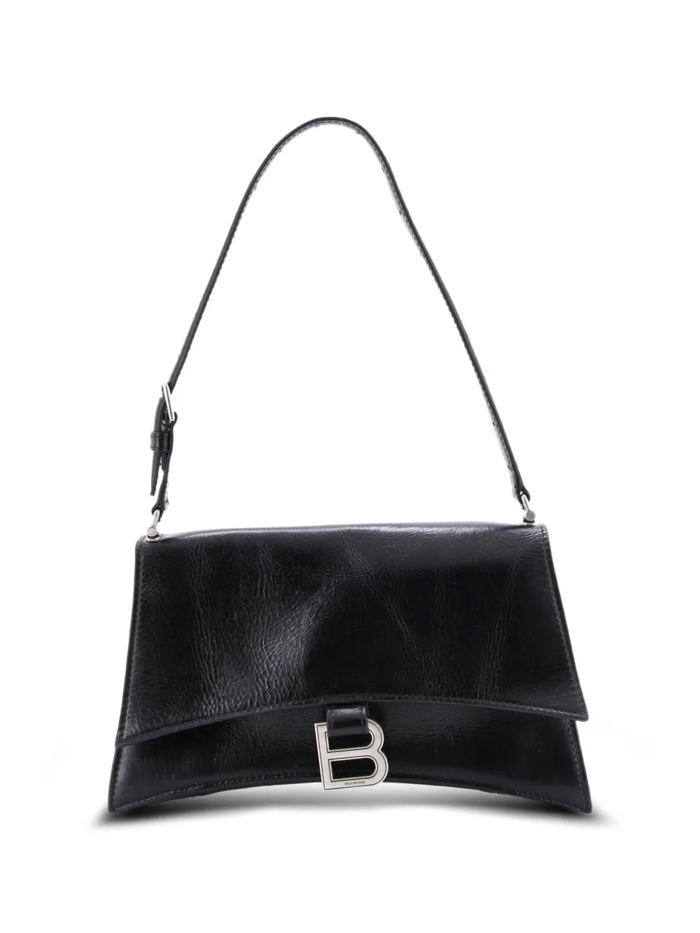 Balenciaga Pre-Owned Hourglass Sling Leather Small shoulder bag - Nero