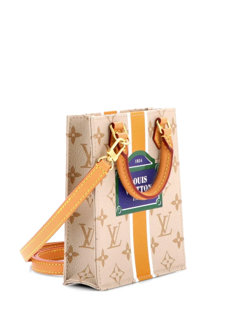 Louis Vuitton Pre-Owned Petit Sac Plat Bag Monopaname Canvas tote bag - Toni neutri