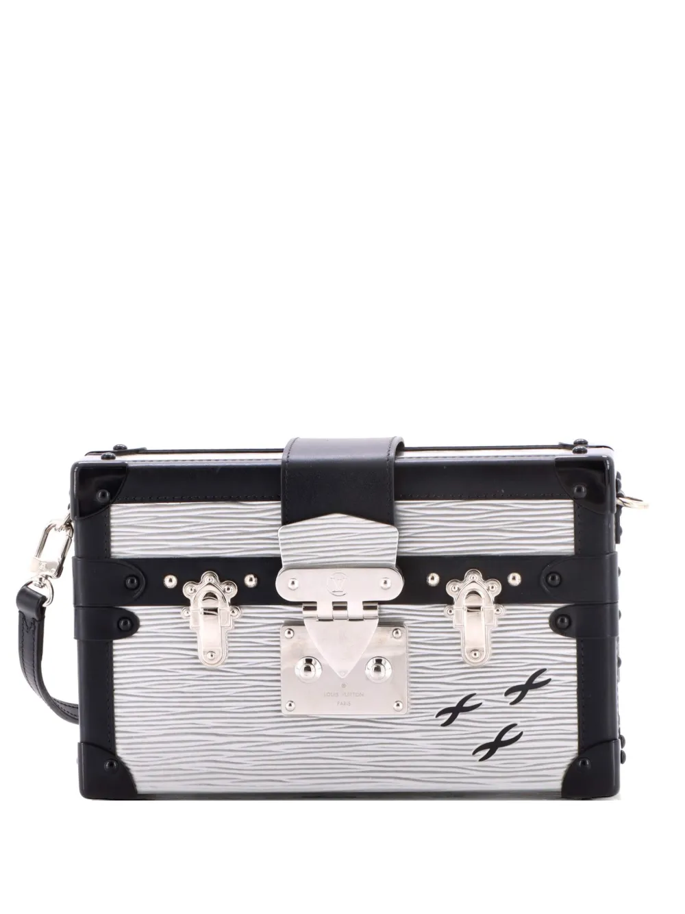 Louis Vuitton Pre-Owned Petite Malle Handbag Epi Leather clutch bag - Silver