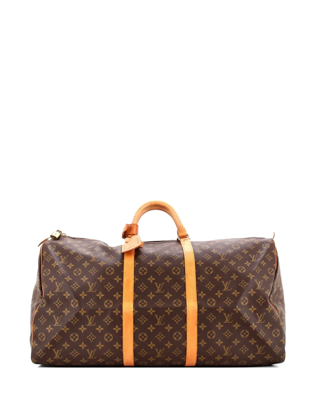 Louis Vuitton Pre-Owned Keepall Bag Monogram Canvas 60 travel bag - Marrone