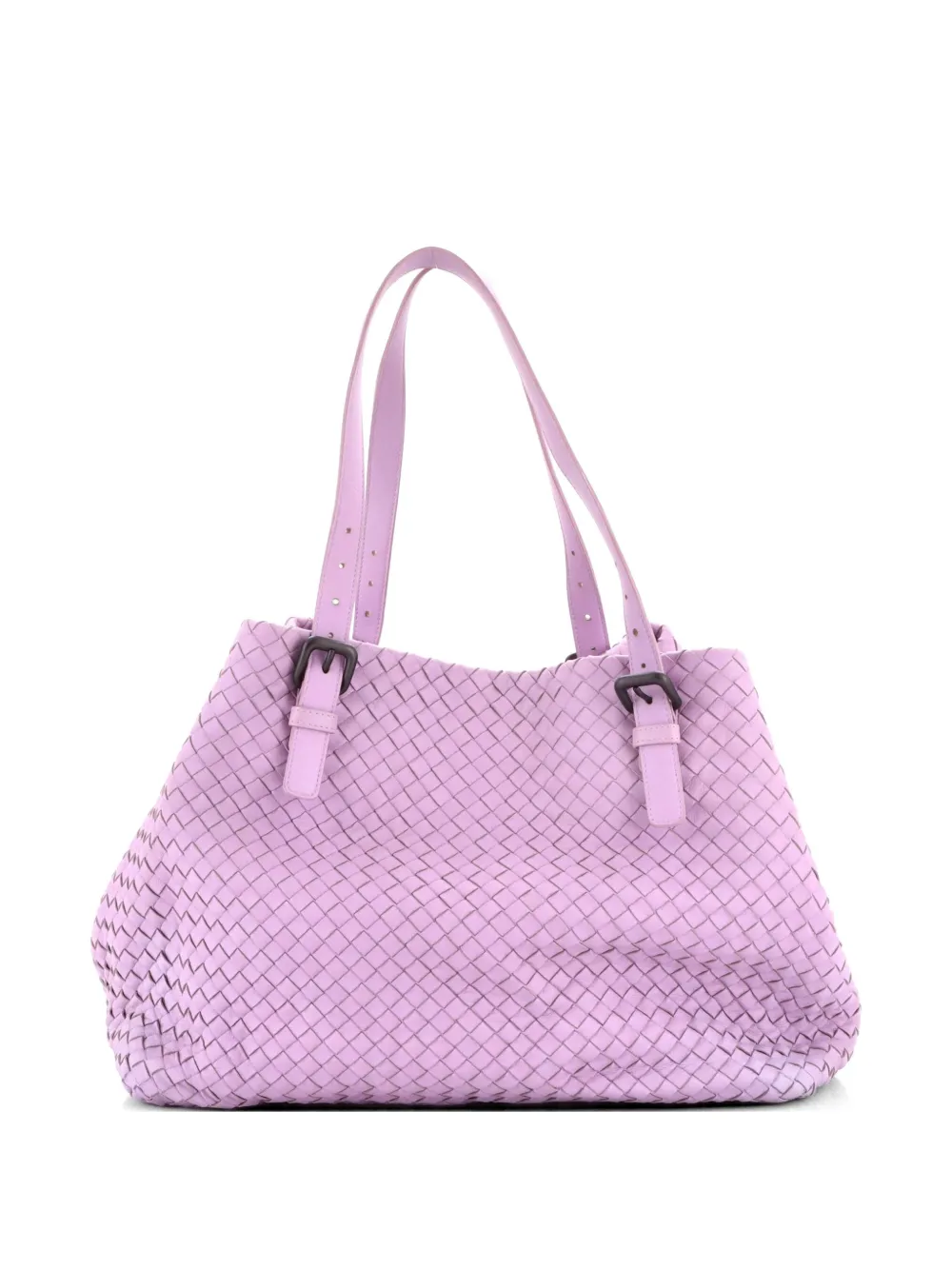 Bottega Veneta Pre-Owned A-Shape Intrecciato Nappa Large tote bag - Viola