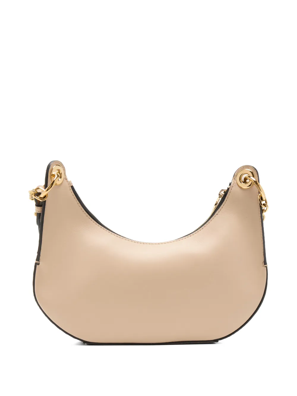 Lancel Croisette schoudertas met kettinghengsel Beige