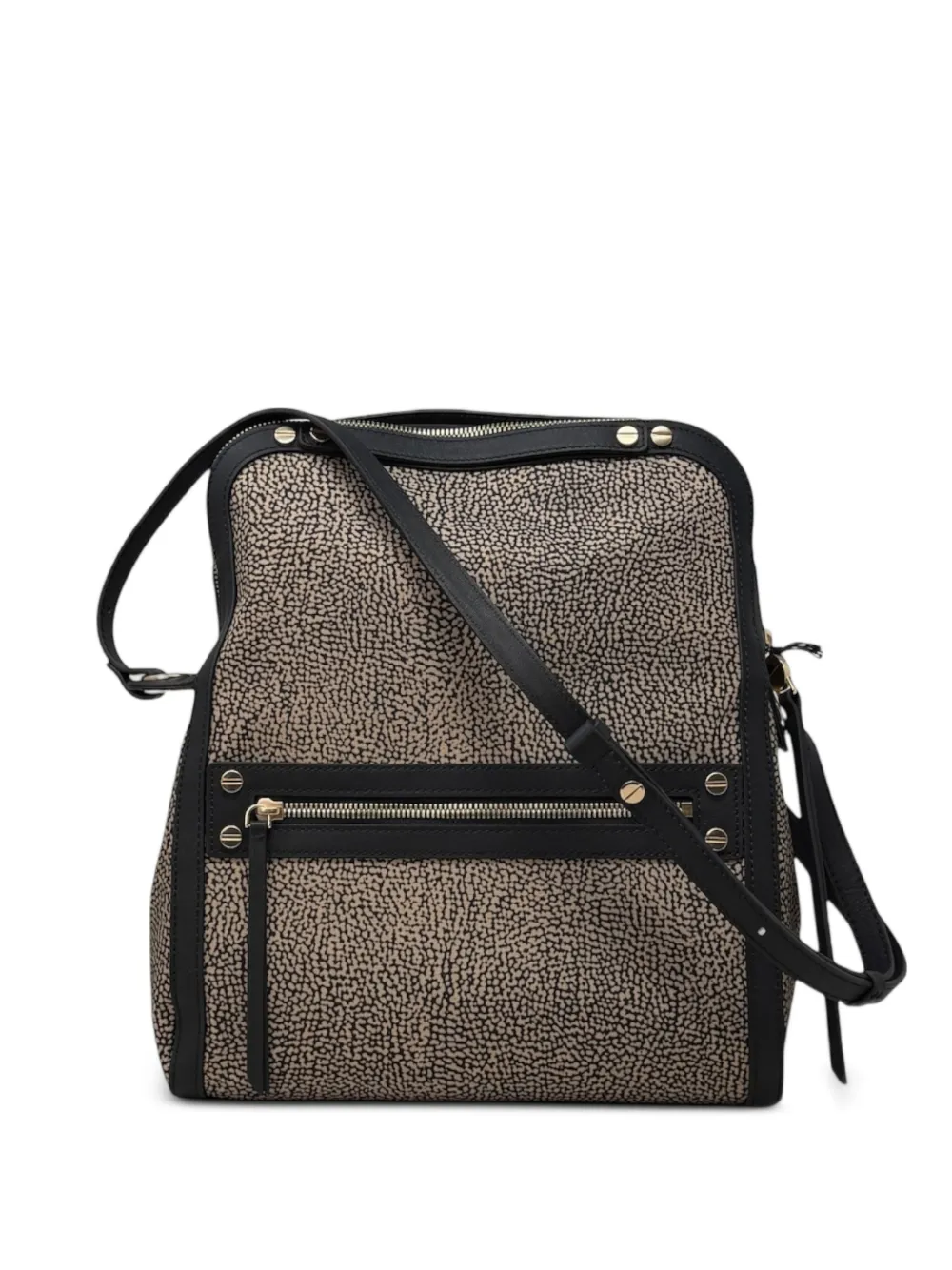 Borbonese small Frame cross body bag - Toni neutri