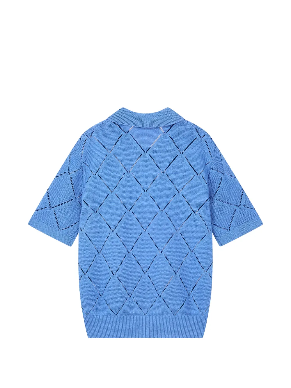 Tomboy Diamond Jacquard Knit - Blue 