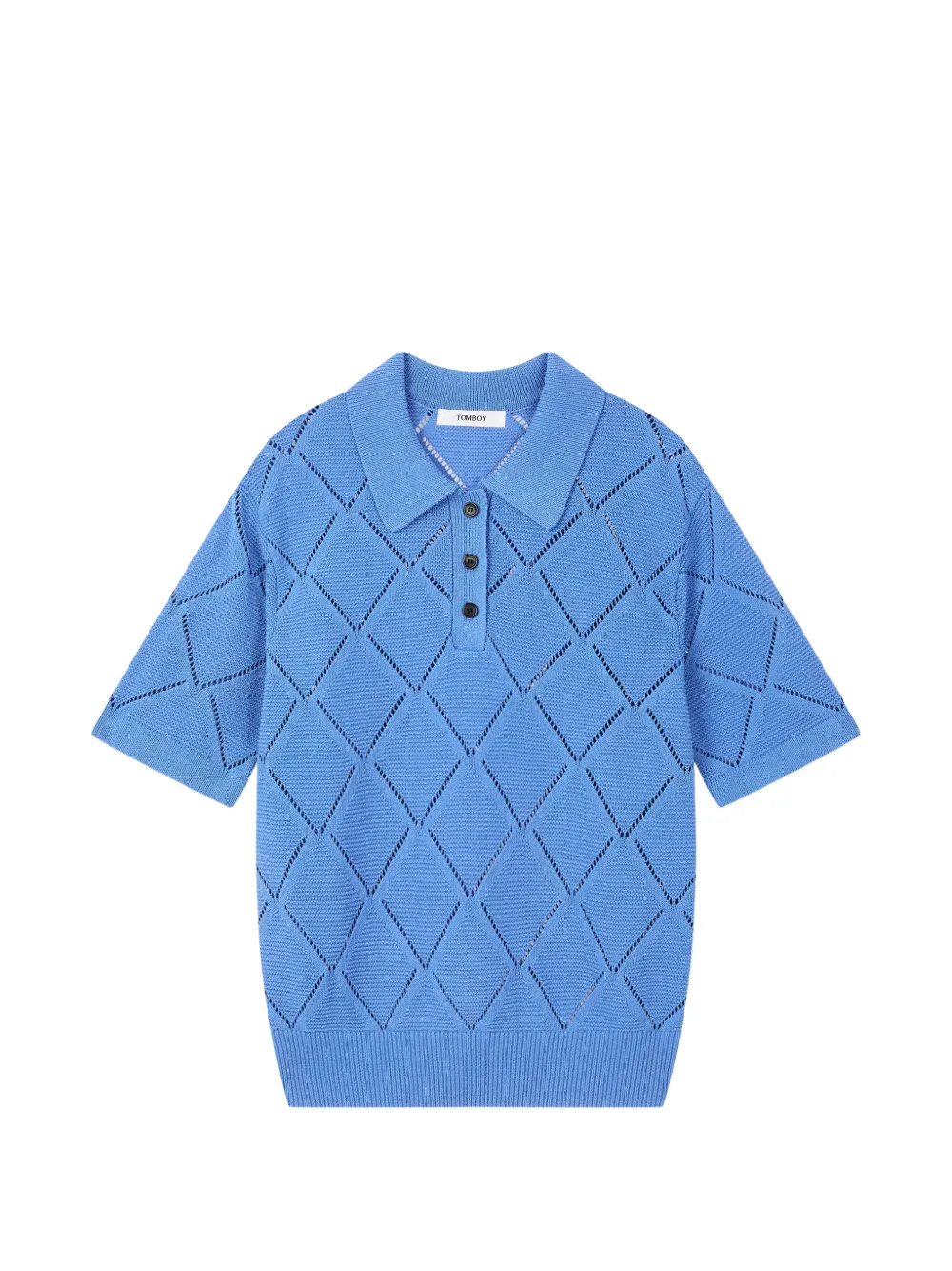 TOMBOY diamond jacquard knit - Blu