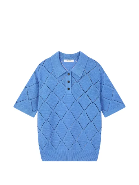 TOMBOY diamond jacquard knit