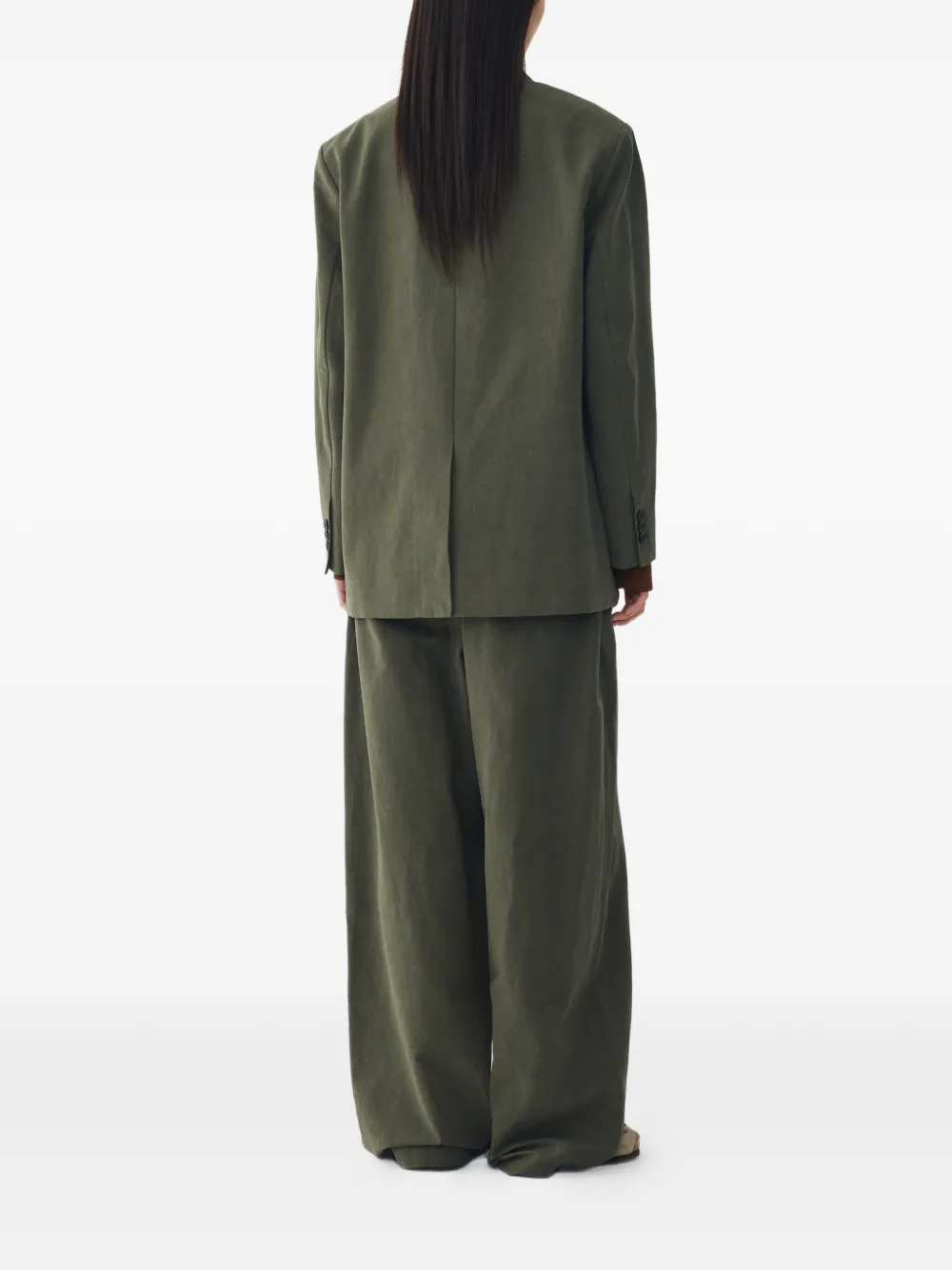  Tomboy Single-breasted Blazer - Green 
