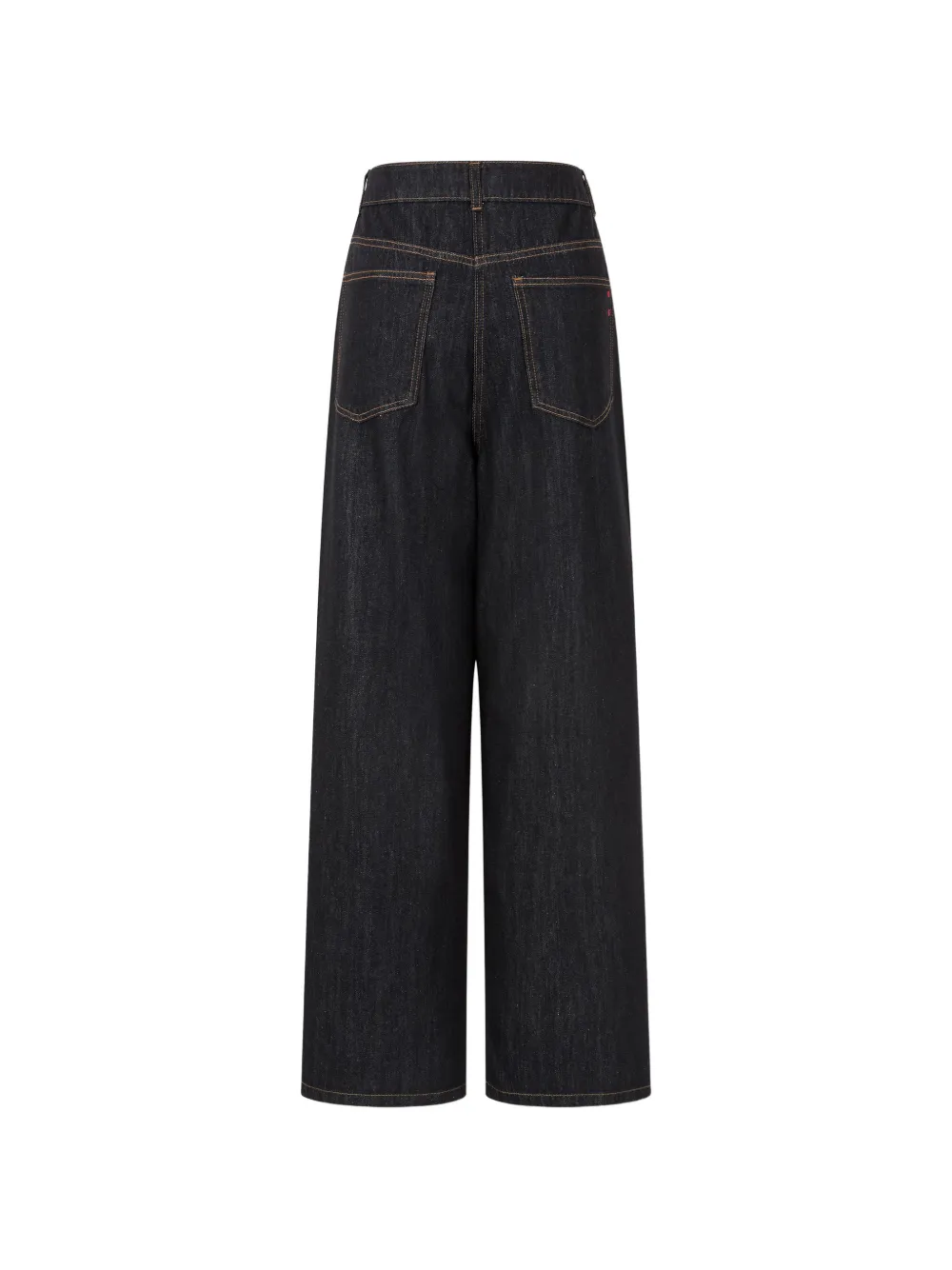 TOMBOY Tuck denim broek Zwart