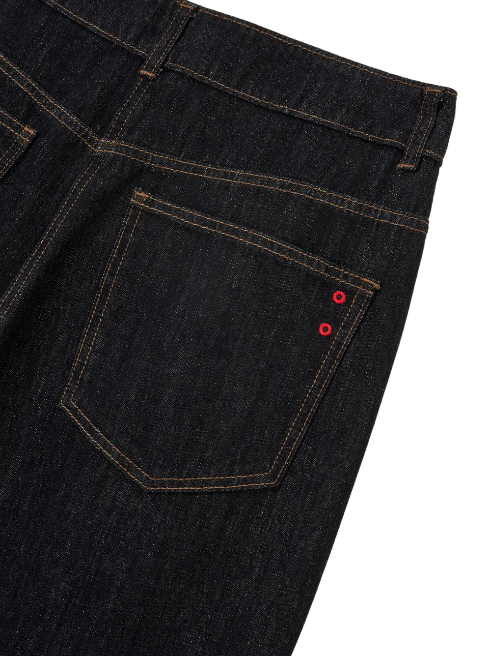 TOMBOY Tuck denim broek Zwart