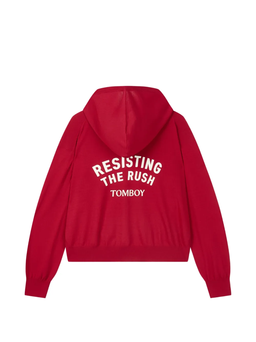  Tomboy Long Sleeve Hooded - Red 