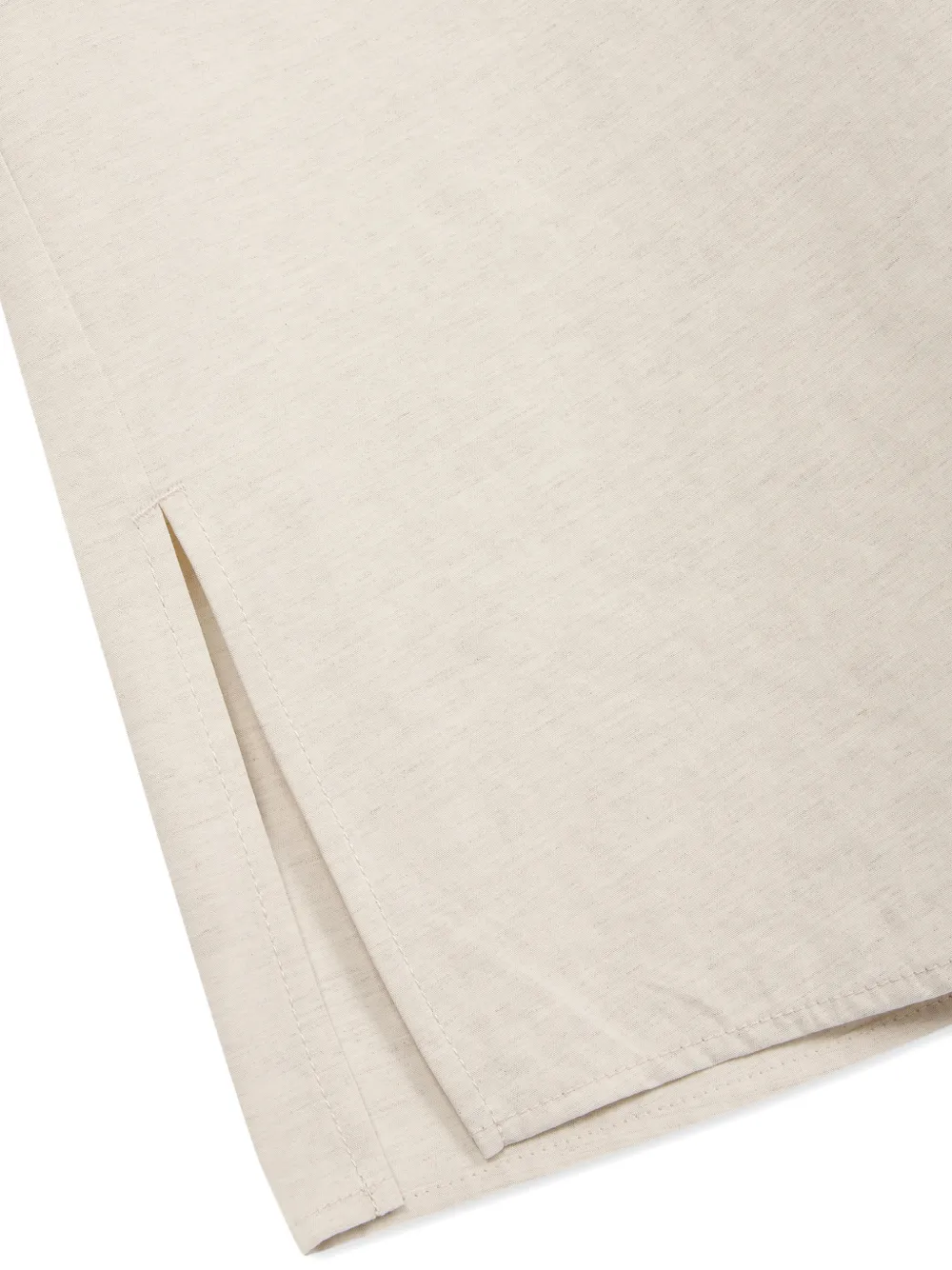 TOMBOY Jurk met ruimvallende kraag Beige