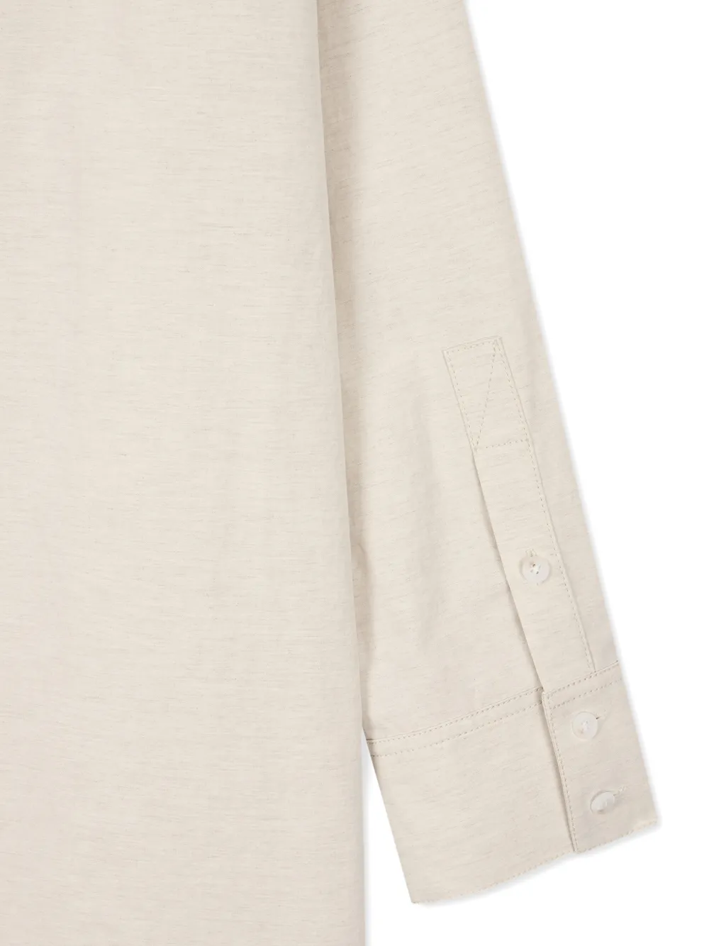 TOMBOY Jurk met ruimvallende kraag Beige