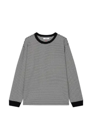 GOSHA RUBCHINSKIY Striped long-sleeve T-shirt | Black | FARFETCH