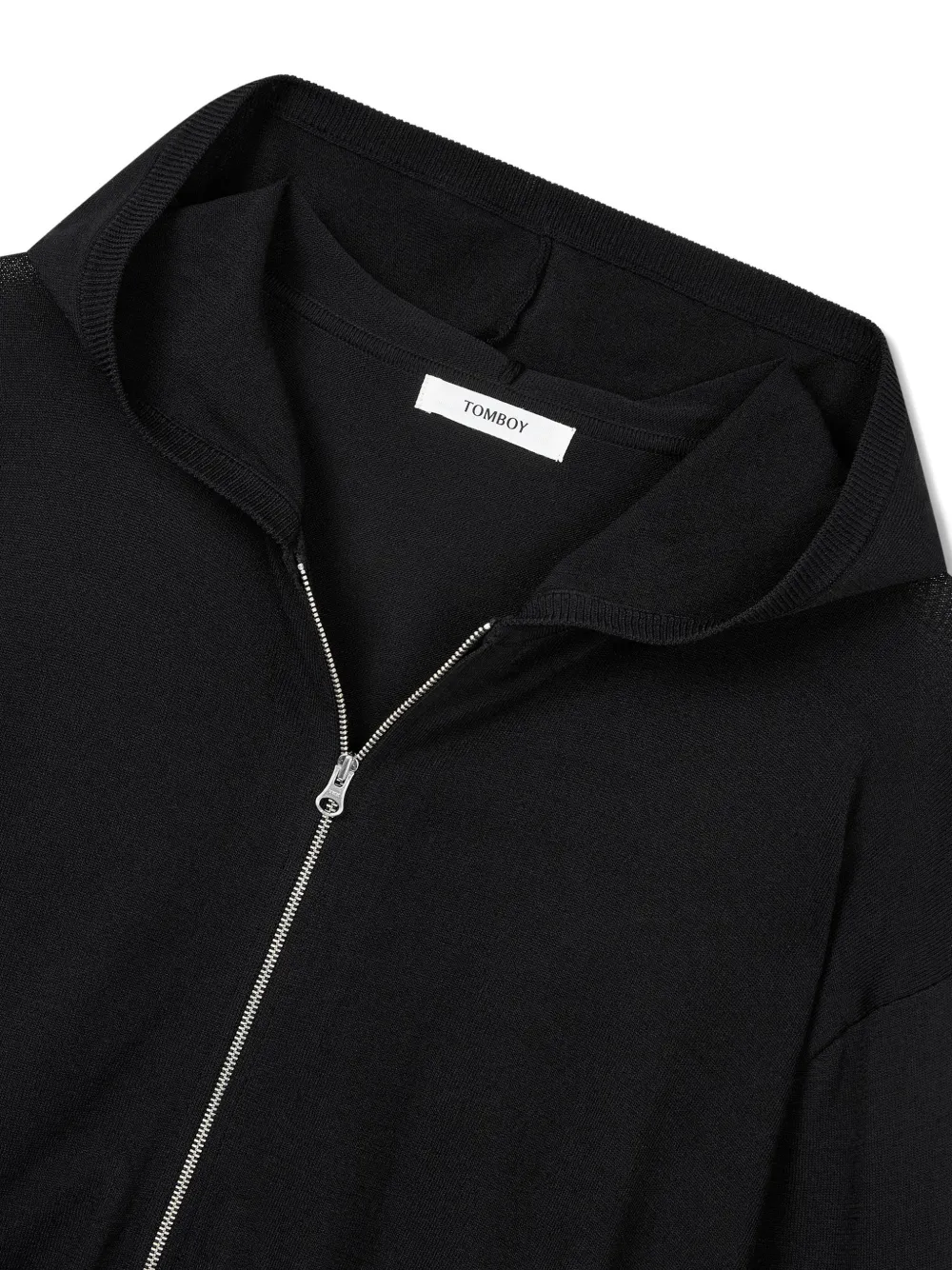 TOMBOY Top met capuchon Zwart
