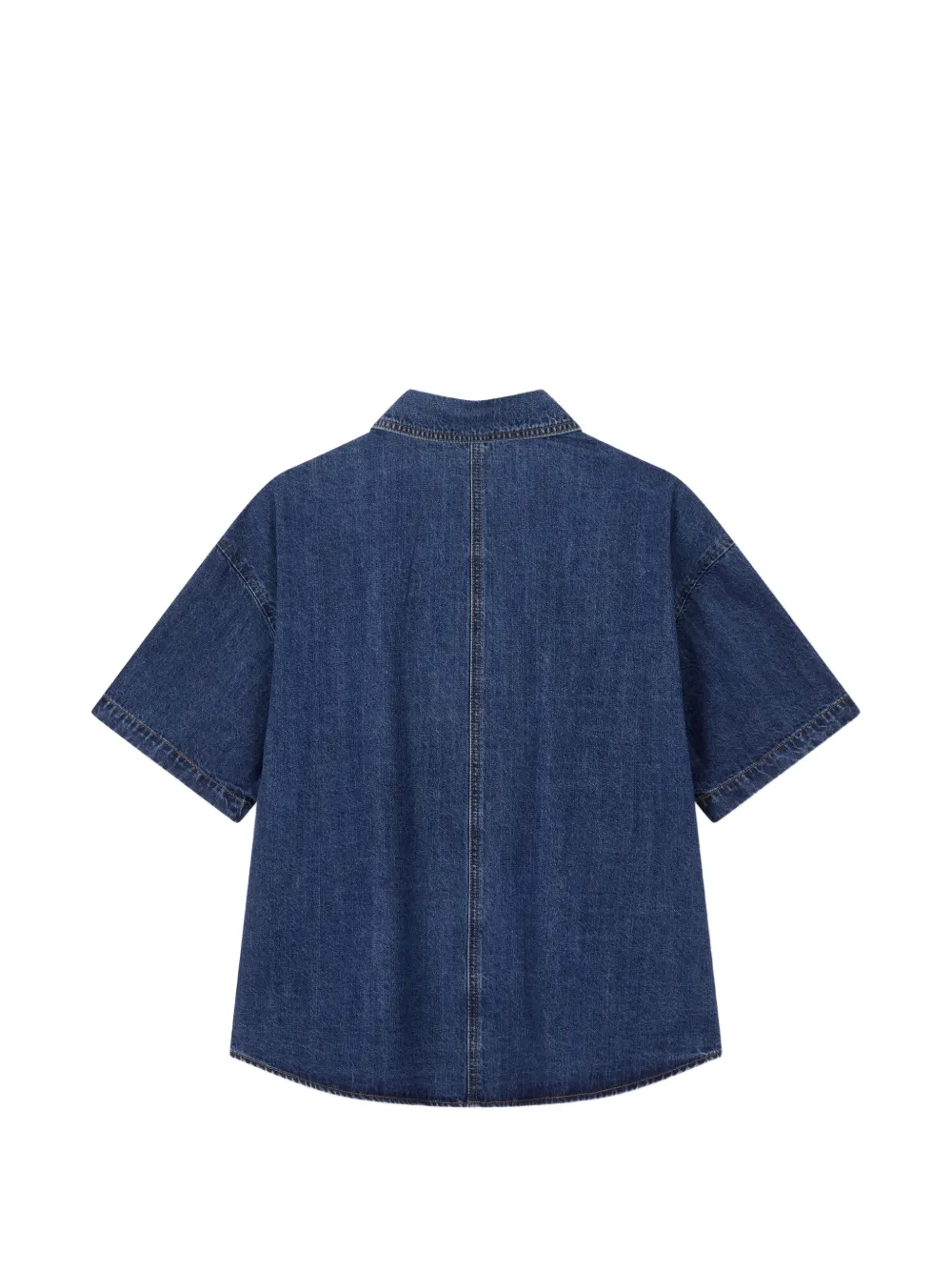  Tomboy Denim Pocket Shirt - Blue 