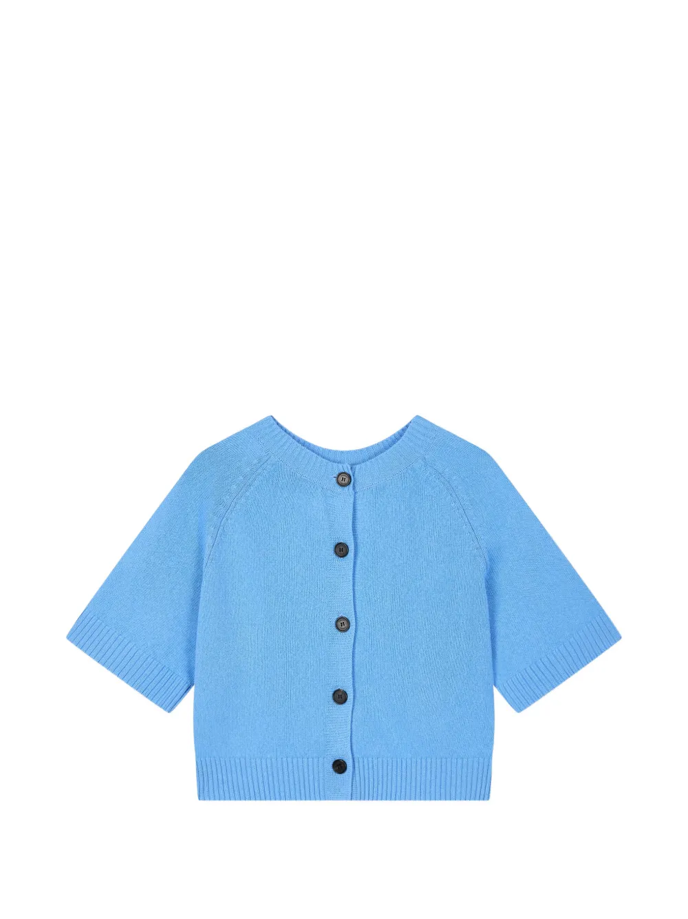 TOMBOY buttoned short-sleeve cardigan - Blue