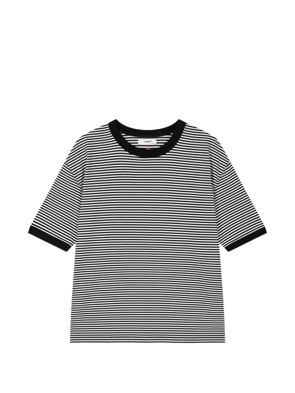 TOMBOY striped short sleeve T-shirt - Bianco