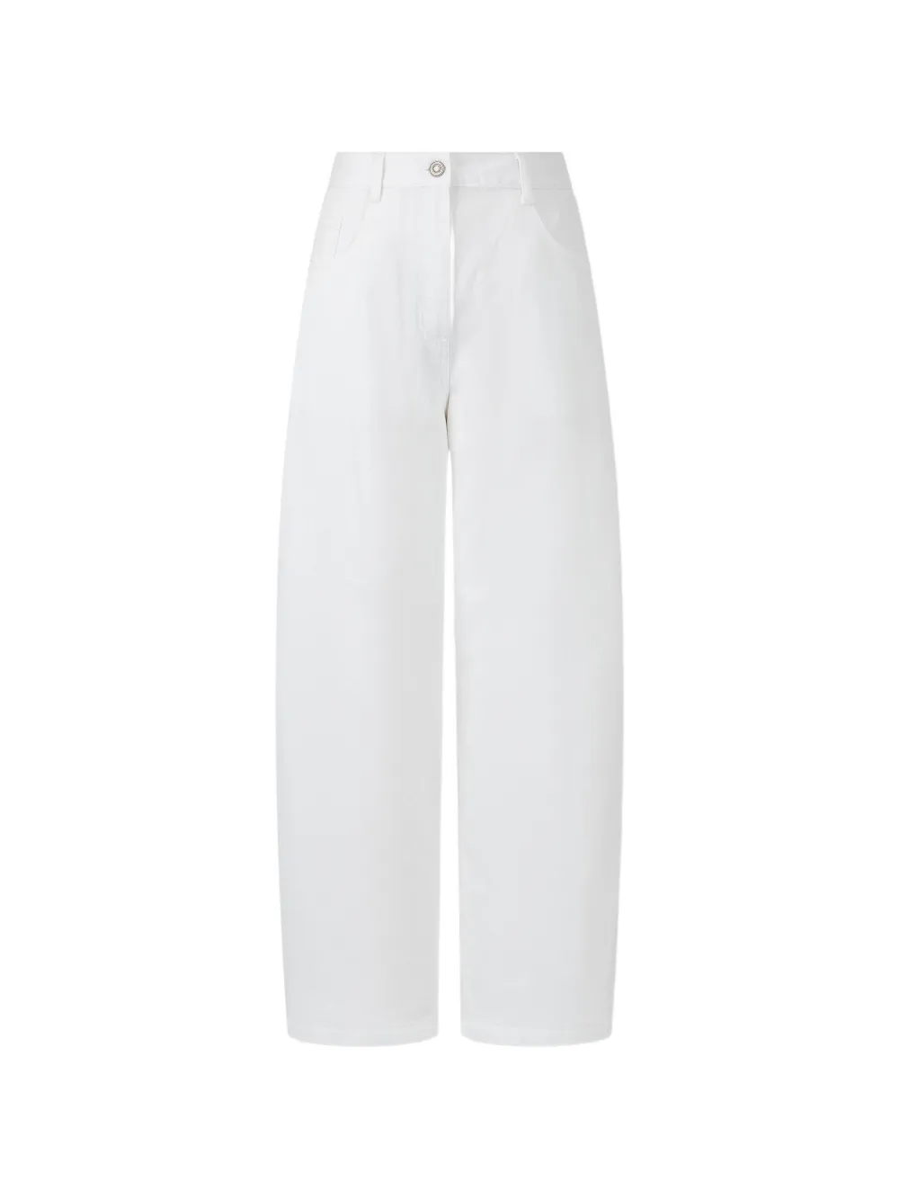 TOMBOY curved denim trousers - Weiß