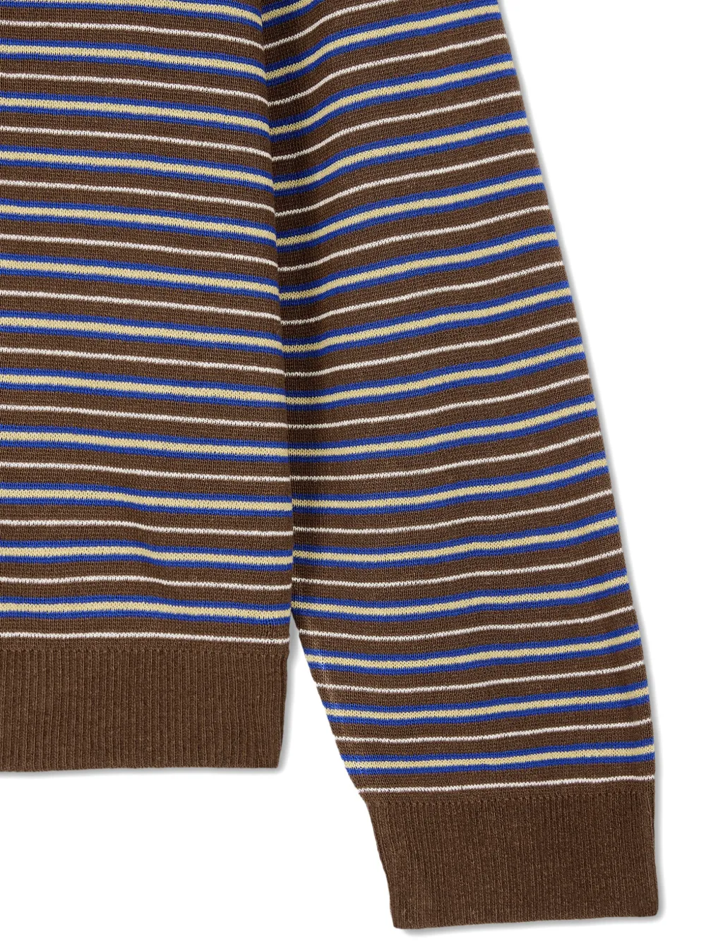 TOMBOY Gestreepte trui met ronde hals Bruin
