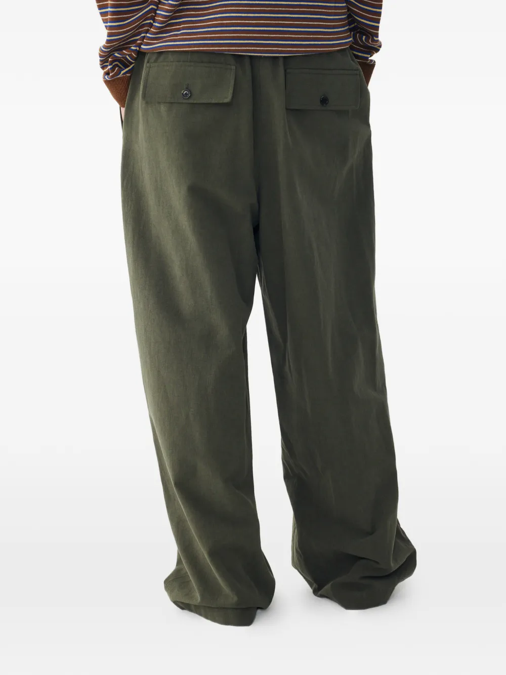 TOMBOY Ruimvallende broek Groen