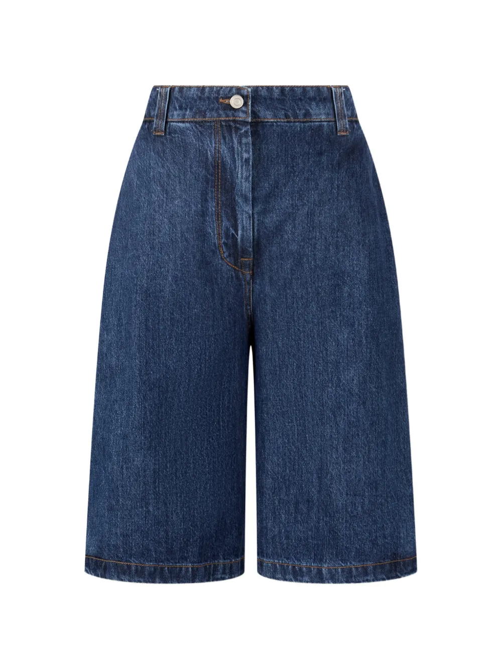 TOMBOY buttoned denim shorts - Blu