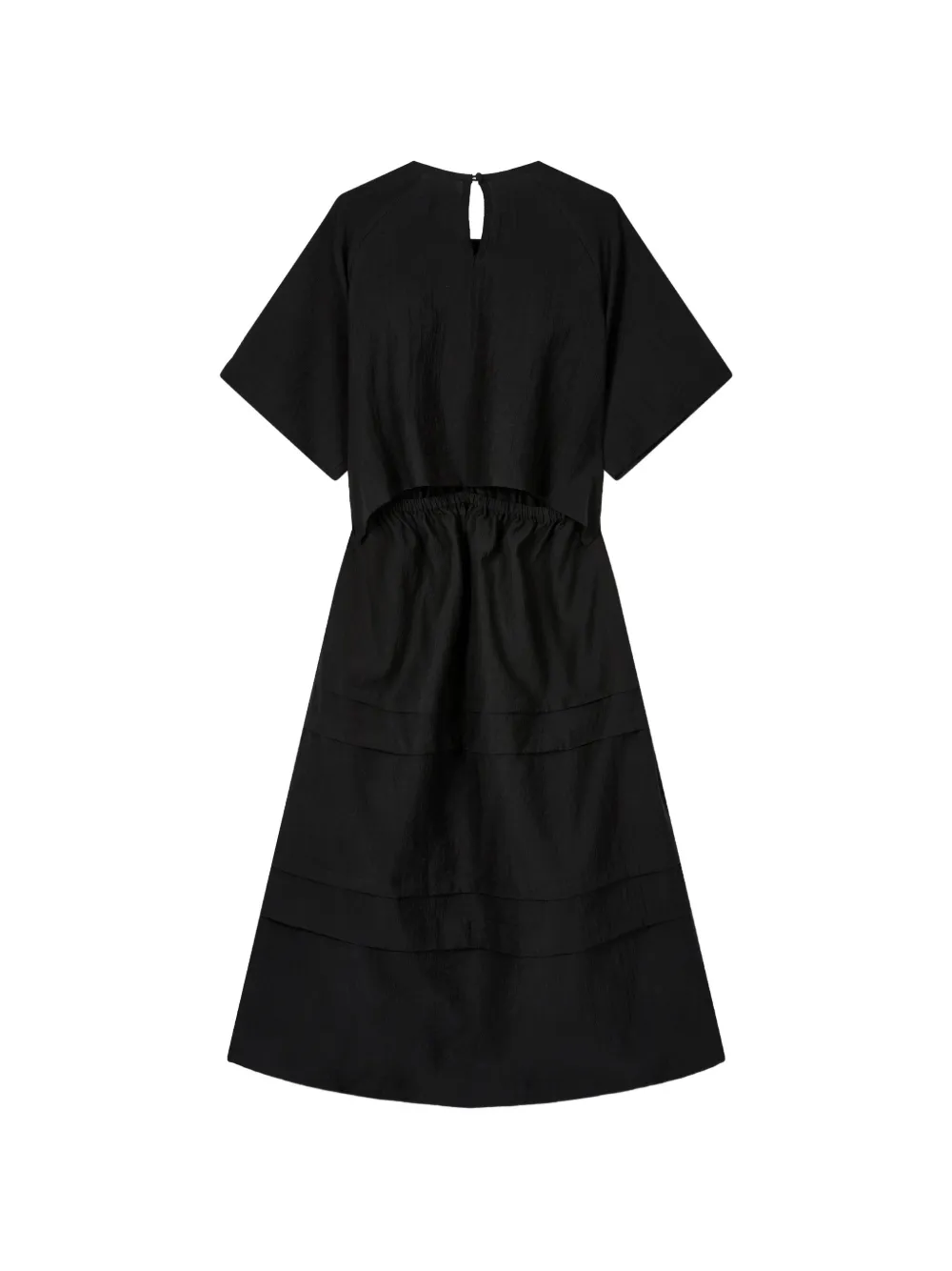 TOMBOY Midi-jurk met A-lijn Zwart