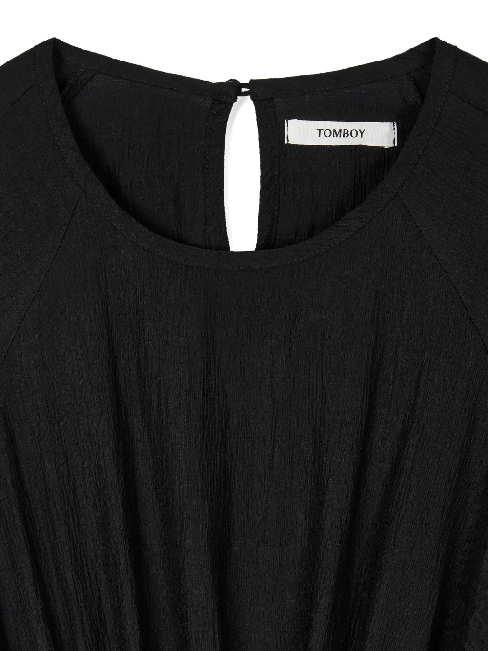 TOMBOY Midi-jurk met A-lijn Zwart