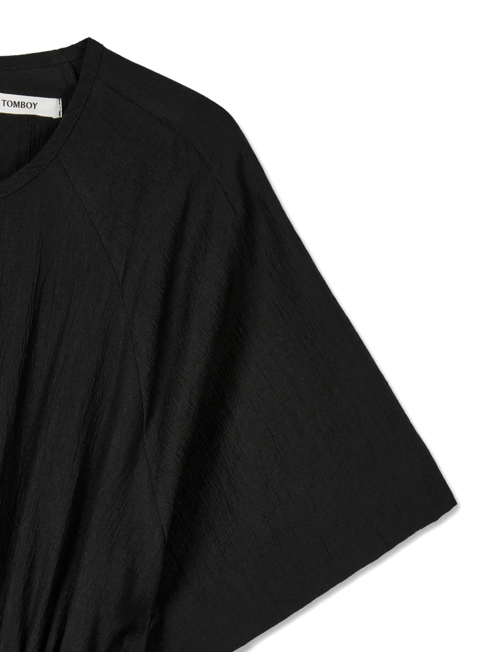 TOMBOY Midi-jurk met A-lijn Zwart