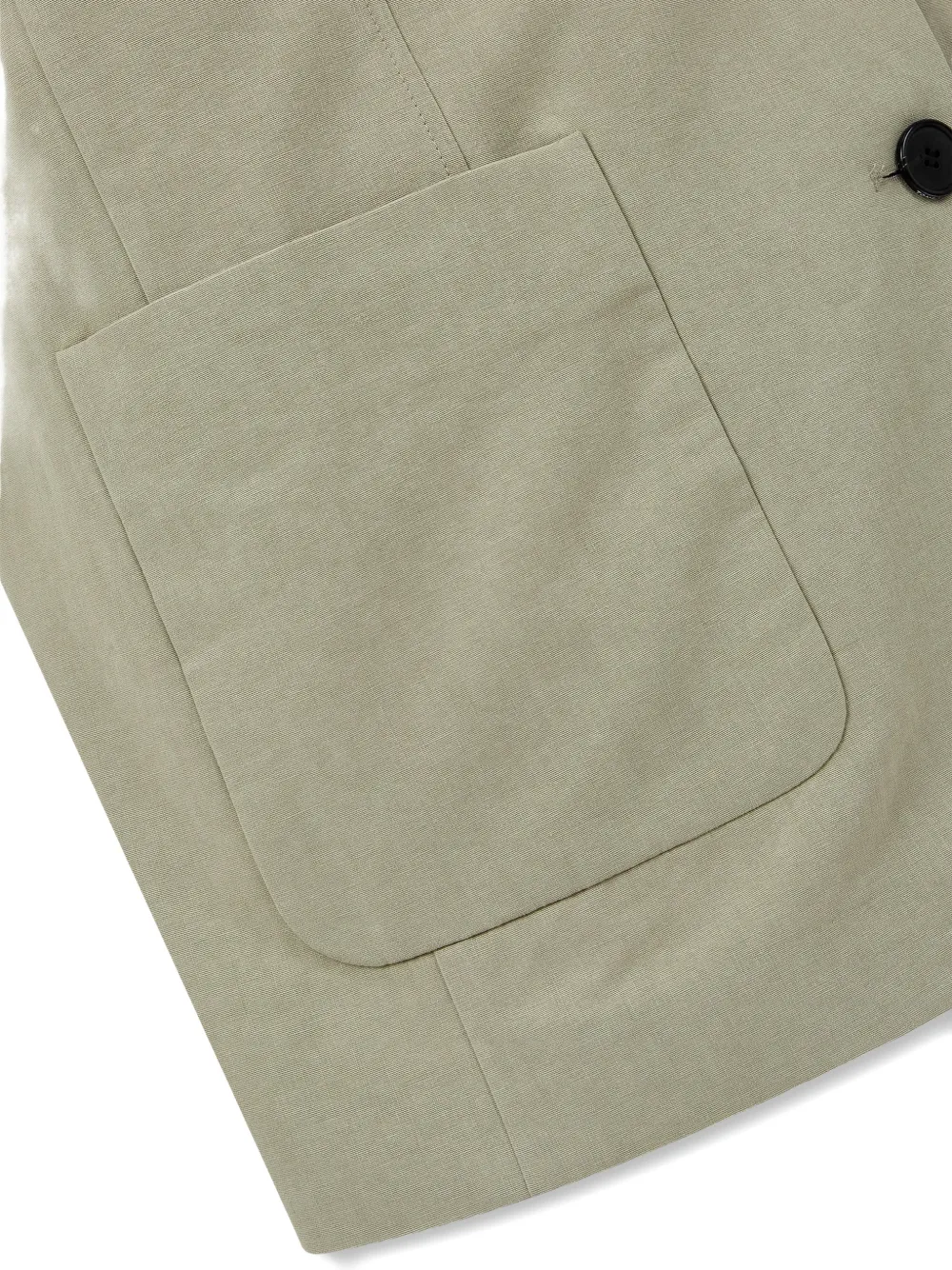 TOMBOY Oversized jack met gekerfde revers en korte mouwen Groen