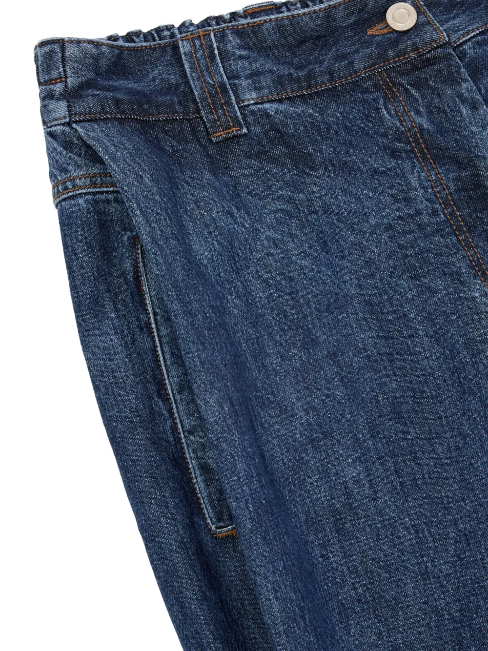  Tomboy Buttoned Jeans - Blue 