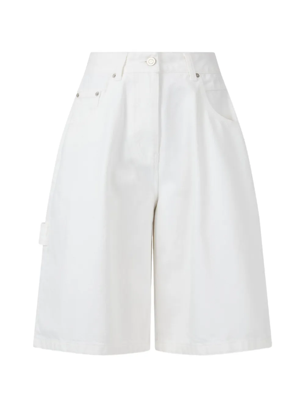 TOMBOY buttoned denim shorts - Bianco