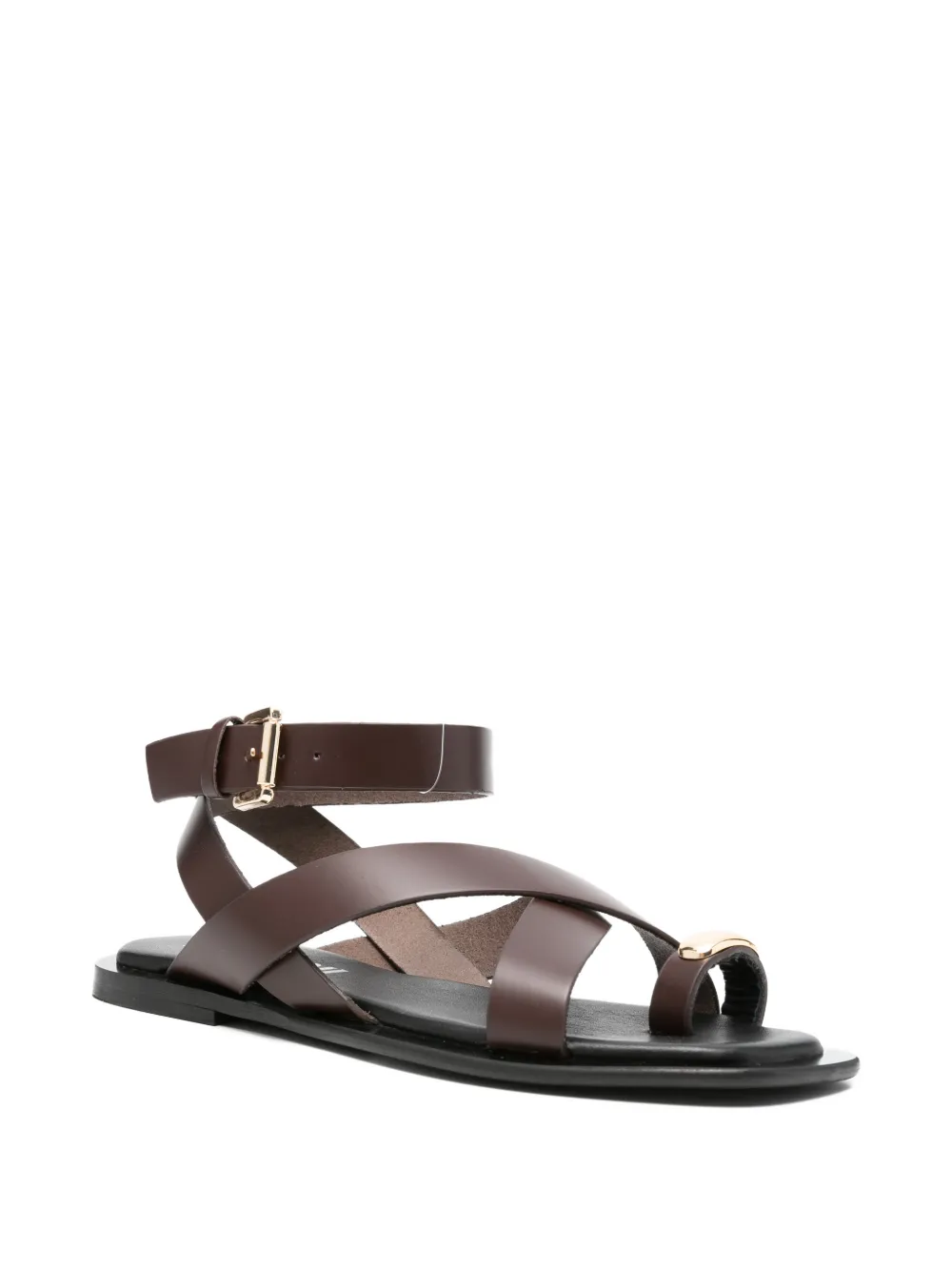 Bibi Lou Vaz sandalen met platte gesp Bruin