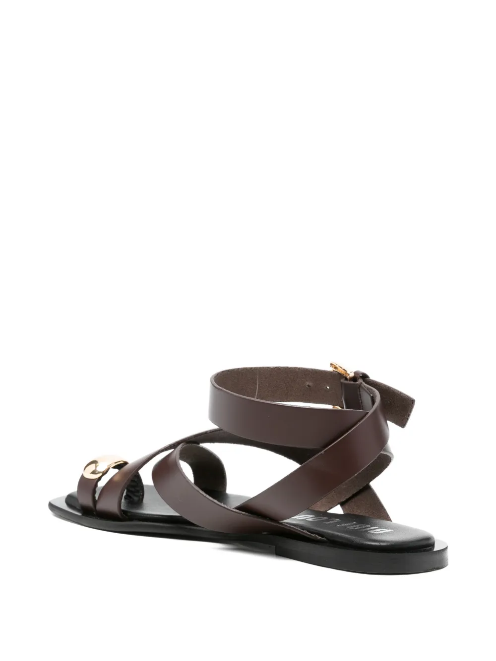 Bibi Lou Vaz sandalen met platte gesp Bruin