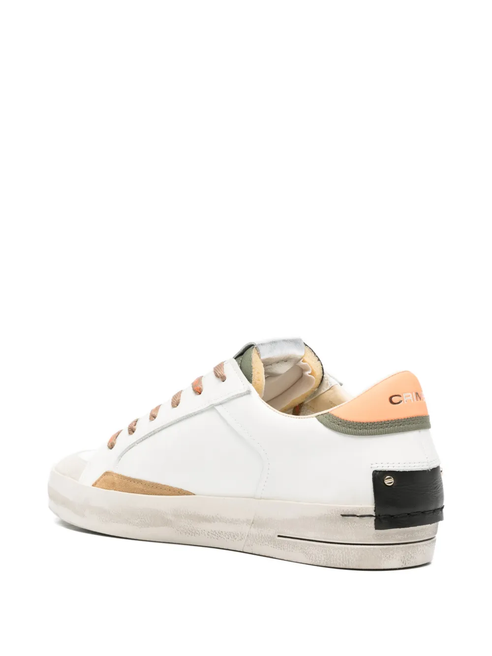 Crime London Sk8 Deluxe lace-up sneakers Wit