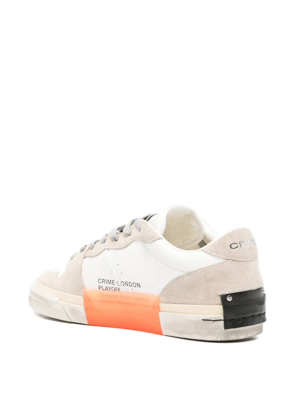 Crime London Sneakers met vlakken Wit