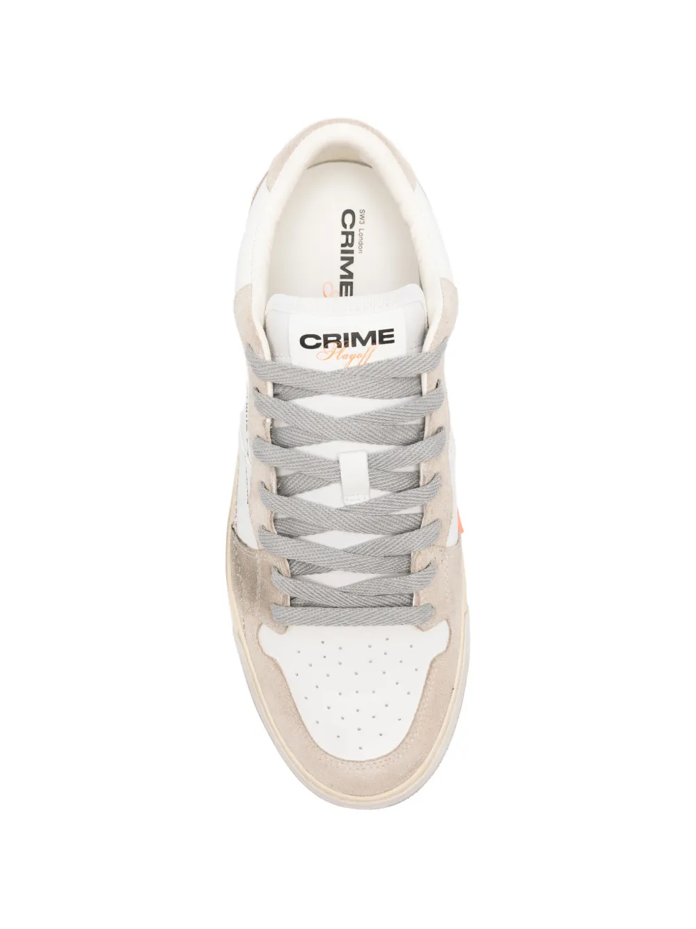 Crime London Sneakers met vlakken Wit