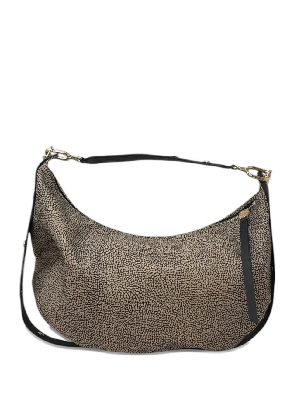 Borbonese medium Frame hobo shoulder bag - Toni neutri