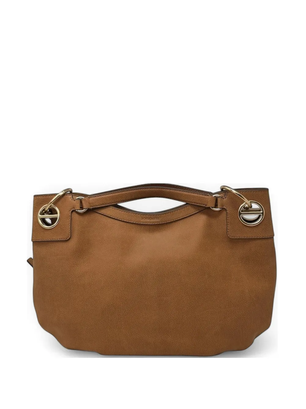 Borbonese Ring London Shoulder Bag In Brown