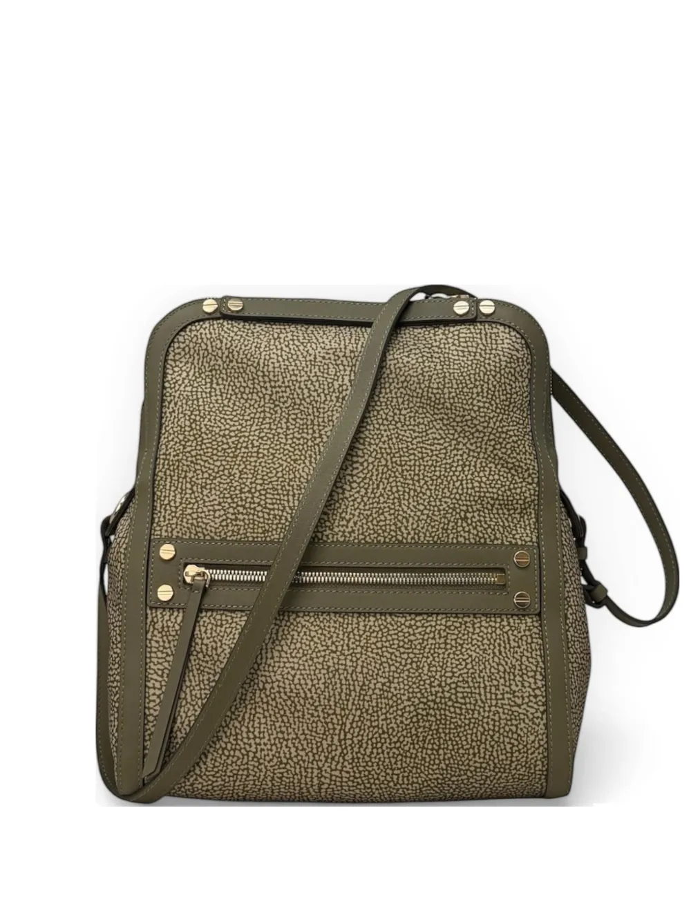 Borbonese small Frame cross body bag - Verde