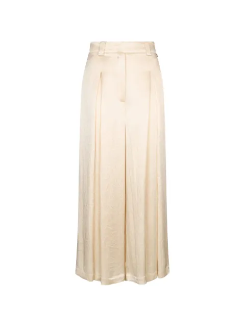 LIU JO slits creased palazzo pants