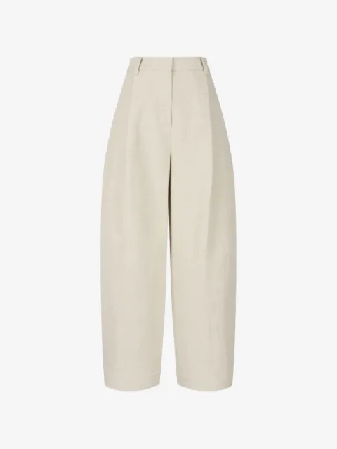 TOMBOY pantalones con pliegues pintuck