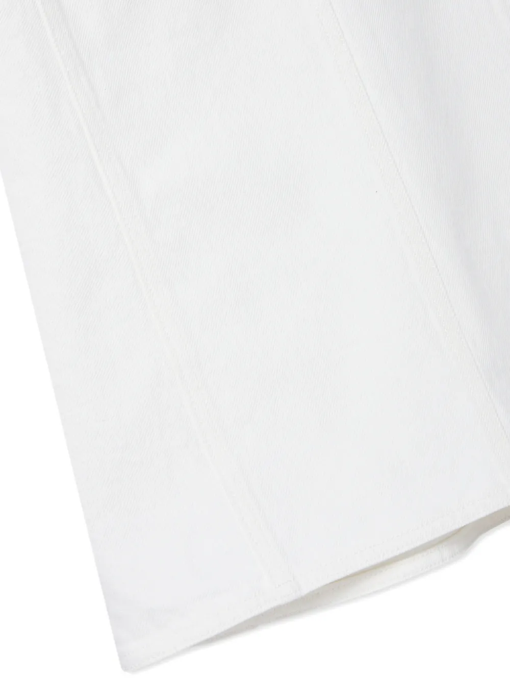 TOMBOY Denim mini-jurk Wit