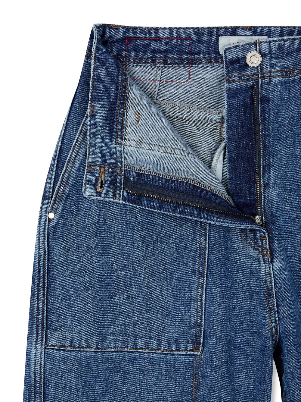 TOMBOY Denim broek met zak Blauw