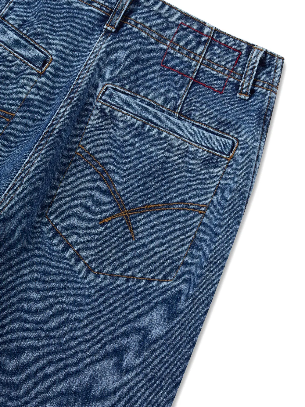 TOMBOY Denim broek met zak Blauw