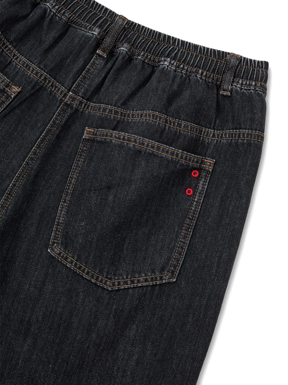TOMBOY Jeans met trekkoordsluiting Zwart