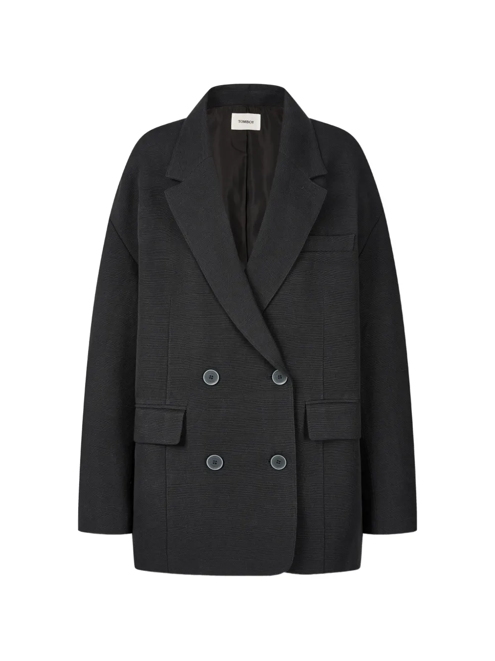 TOMBOY Maxi double-breasted jacket - Grau