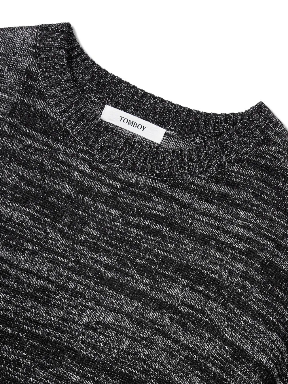  Tomboy Short-sleeve Sweater - Black 