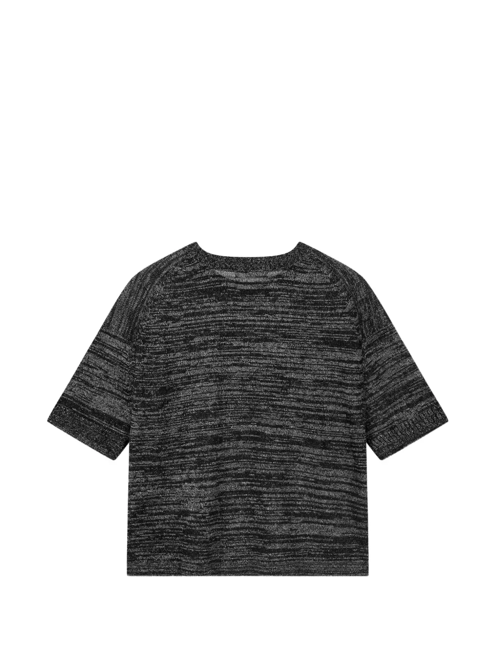  Tomboy Short-sleeve Sweater - Black 